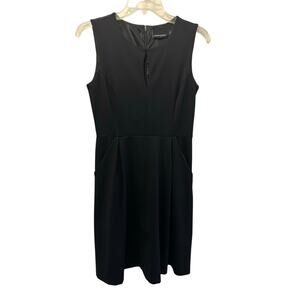 Cynthia Rowley Black Dress Pockets Black keyhole fit and flare size Small